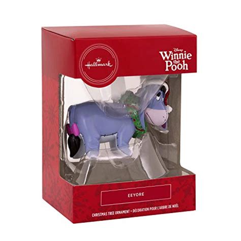 Hallmark Christmas Ornaments Disney Winnie The Pooh Eeyore With Wreath