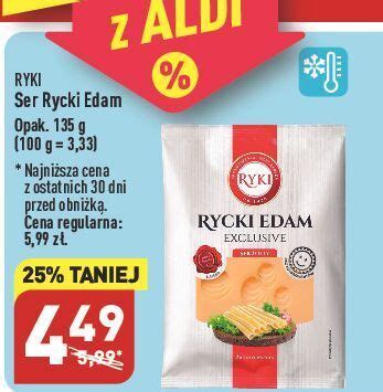 Promocja Ser Rycki Edam Exclusive Ryki W Aldi