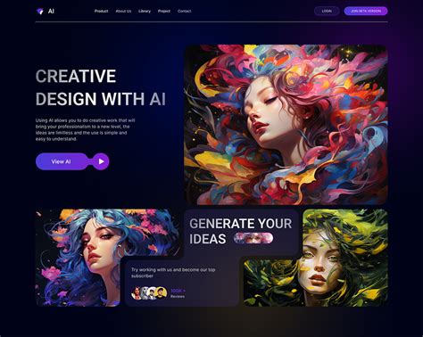 Creative design with AI by Svitlana on Dribbble