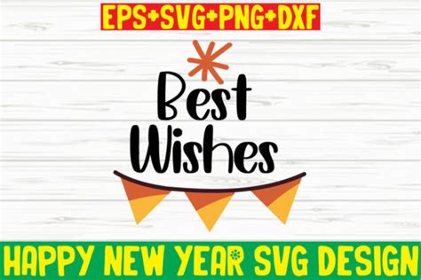 Best Wishes Svg Cut File Graphic By Thesvgfactory · Creative Fabrica