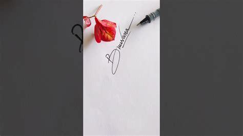 Signature Like A Billionaire Bhuvana Calligraphy Viral Writingart