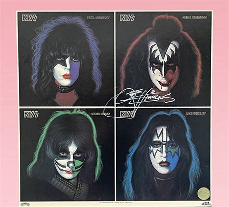 Gene Simmons Auctions - 1978 KISS Solo Album Promo Poster