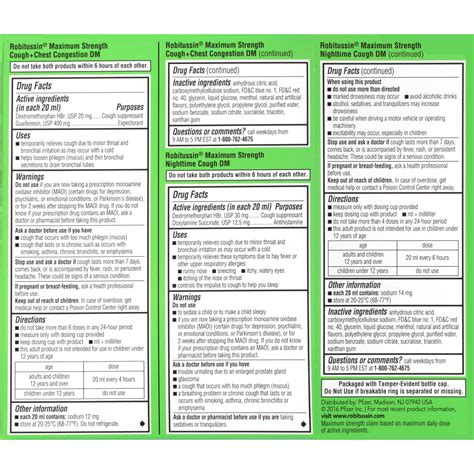 Children S Robitussin Dm Nighttime Dosage By Weight - Bios Pics