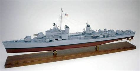 Gearing Class Destroyer Model - Custom Mahogany Ship Model