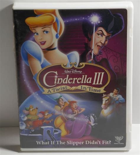 Walt Disney Cinderella Iii A Twist In Time Dvd 2007 Disney Walt Disney Cinderella