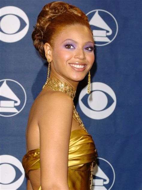 Beyoncé with auburn hair - Changing Styles: Beyoncé - Heart