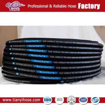 Sae R High Pressure Steel Wire Reinforced Hydraulic Rubber Hose