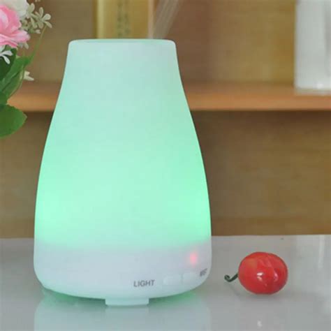 Ultrasonic Humidifier Aromatherapy Oil Diffuser Cool Mist With 7 Color LED Lights essential oil ...