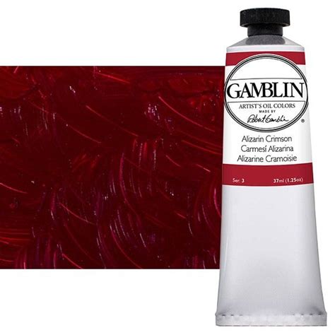 Gamblin Artists Oil Alizarin Crimson 37ml Tube Jerrys Artarama