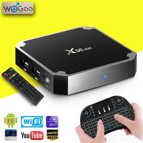 Wegoo X96 Mini Smart Tv Box Android 7 1 S905w 2gb 16gb Wifi Iptv