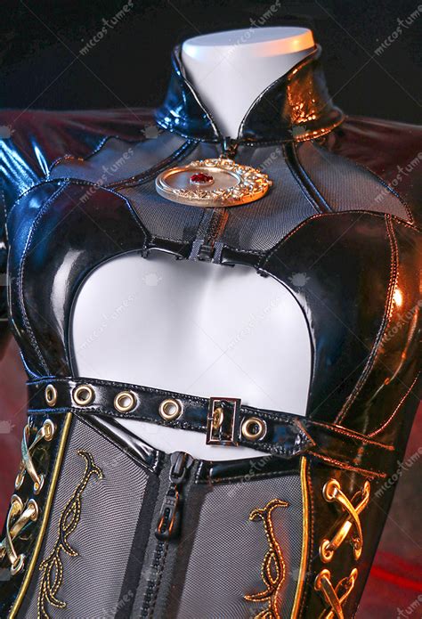 Halloween Sexy Lingerie Set Hollowed Bodysuit And Gloves With Thigh Socks And Leg Rings Top