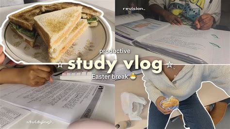 Easter Break Study Vlog Productive Studying And Cramming For Mocks