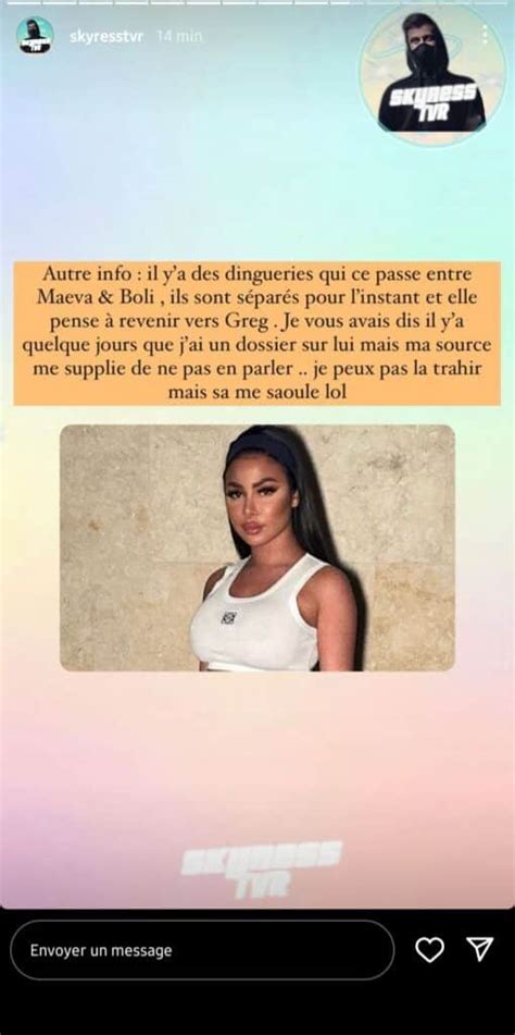 Maeva Ghennam S Par E De Boli Elle Voudrait Se Remettre Avec Greg