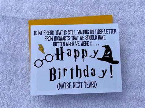 Harry Potter Birthday Card Printable