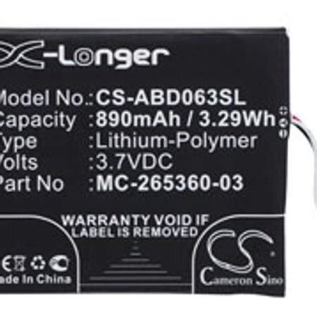 Ilc Replacement For Amazon Kindle 8TH Generation Battery WX R4Y9 3 Zoro