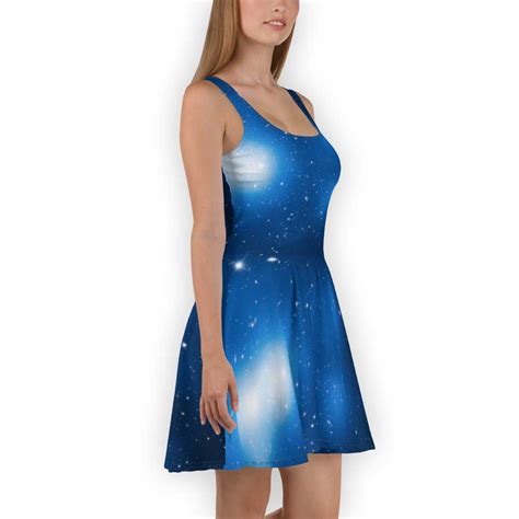 Dark Matter Blue Galaxy Dress ⋆ Stardust Central