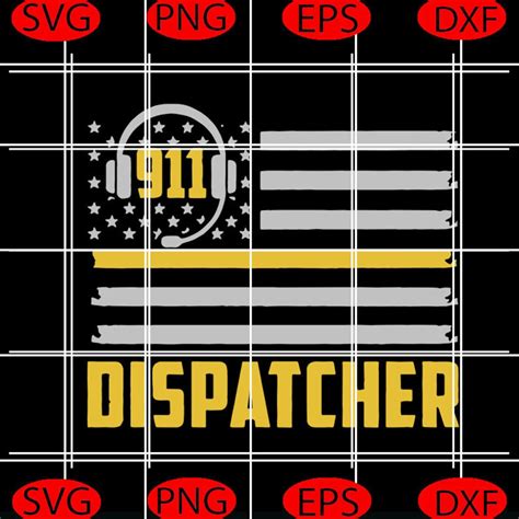 911 Dispatcher Flag Svg Dispatch Svg Dispatch 911 Svg Etsy