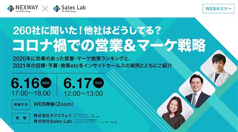 260社に聞いた！ 他社はどうしてる？コロナ禍での営業＆マーケ戦略