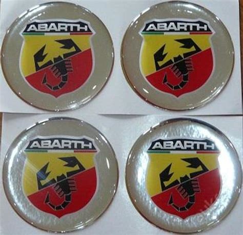 Samolepky Loga Na St Edy Kol Abarth Chrom Aukro