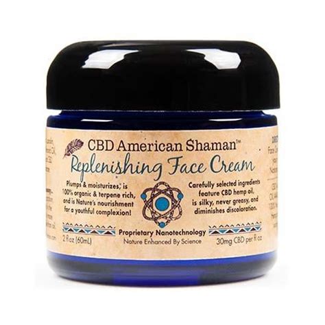 Replenishing Cbd Face Cream By Cbd American Shaman Vaporsmooth