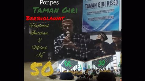 Pondok Pesantren Taman Giri Karang Harjo Bersholawat Semoga