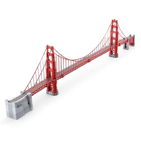 Golden Gate Bridge Red, Metal Earth | Puzzle Warehouse