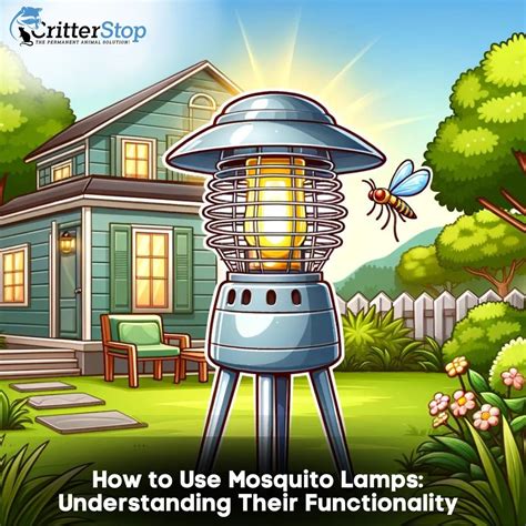 How To Use Mosquito Lamps Critter Stop