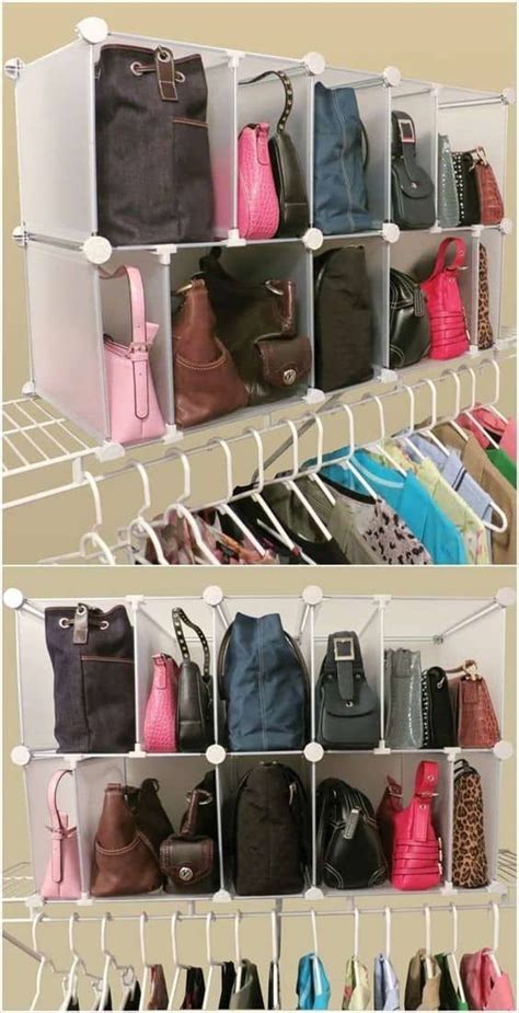 10 Ideas Para Organizar Tus Bolsos O Carteras Clothes Closet Organization Closet Organisation