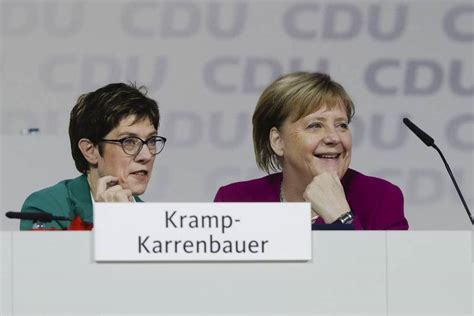 Sucesora De Merkel En La Cdu Busca Un Perfil Más Conservador