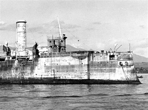 Pacific Wrecks - Enlargement of USS Baltimore (C-3) starboard side bow ...