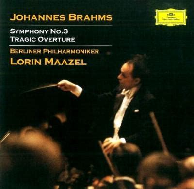 Sym 3 Tragic Overture Maazel Bpo Brahms 1833 1897 HMV BOOKS