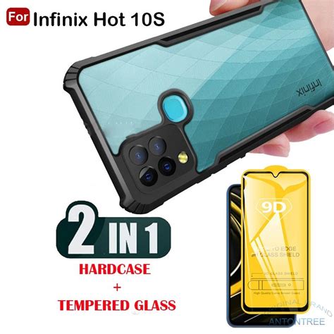 Infinix HOT 10S 10 S Clear Phone Case Soft Frame Reinforced Corner