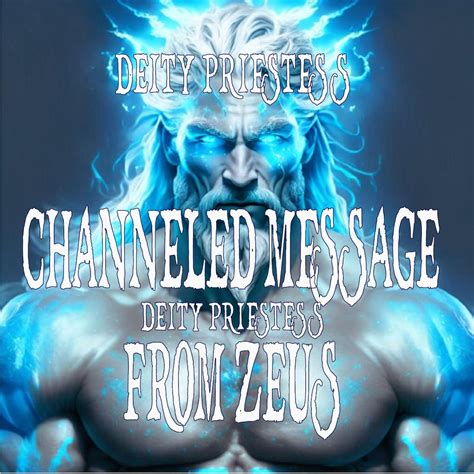 Channeled Message From Zeus Psychic Reading Channeled Spirit Etsy