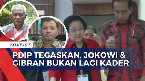 Komarudin Jokowi Dan Gibran Sudah Bukan Lagi Kader PDIP YouTube