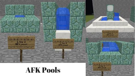 How To Make Afk Pool Minecraft