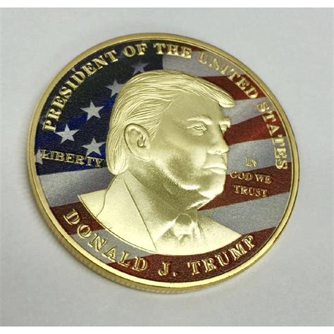 President Donald Trump 2017 Gold Inaugural Stamp Commemorative Novelty