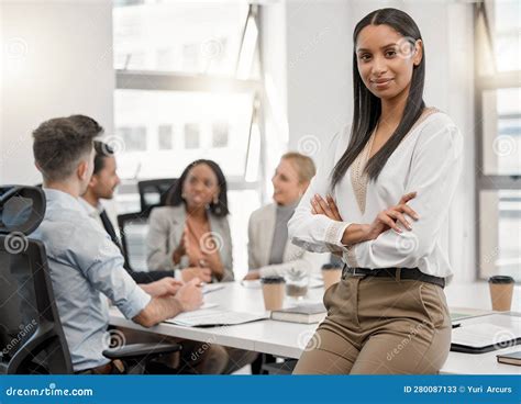 Portrait Woman And Auditor With Arms Crossed For Business Leadership