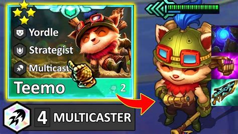 4 Star Teemo Multicaster For The Rescue Tft Set 9 Youtube