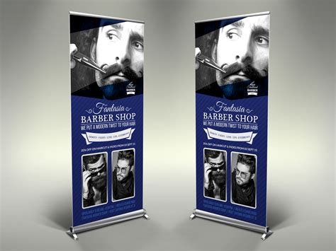 Barber Shop Signage Template by OWPictures on Dribbble