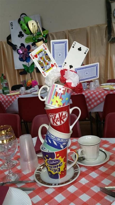 Stacking Cups For Mad Hatters Tea Party Decorations Mad Hatter Tea