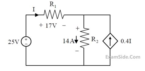 GATE EE 2017 Set 1 Network Elements Question 6 Electric Circuits