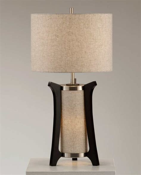 Oatmeal Linen Shade Table Lamp Nl250 Floor And Table