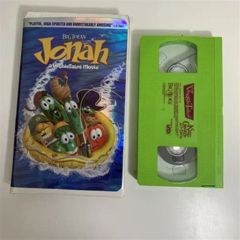 JONAH A VEGGIE Tales Movie VHS 2003 Clamshell Big Idea Phil