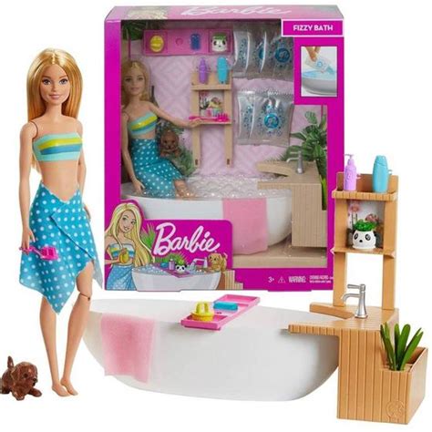 Boneca Barbie Banho De Espumas GJN32 Mattel Boneca Barbie