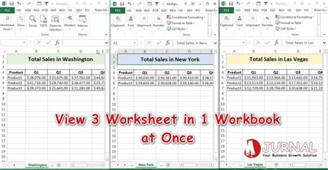 4 Steps To View Multiple Worksheets In Excel At Once M Jurnal