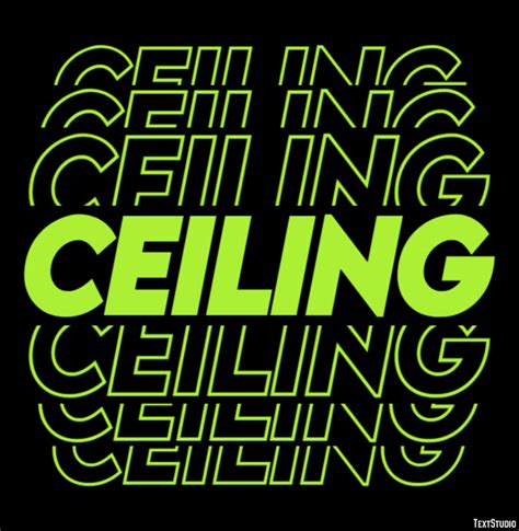 Ceiling Text Effect Generator Textstudio