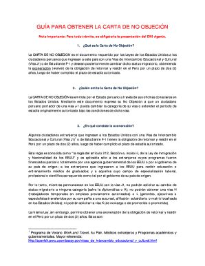 Carta De No Objeci N Ejemplo El Formulario Se Puede Rellenar En L Nea