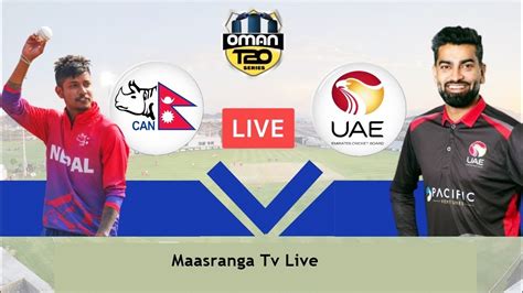 Live NEP Vs UAE Live Match Nepal Vs United Arab Emirates 1st ODI