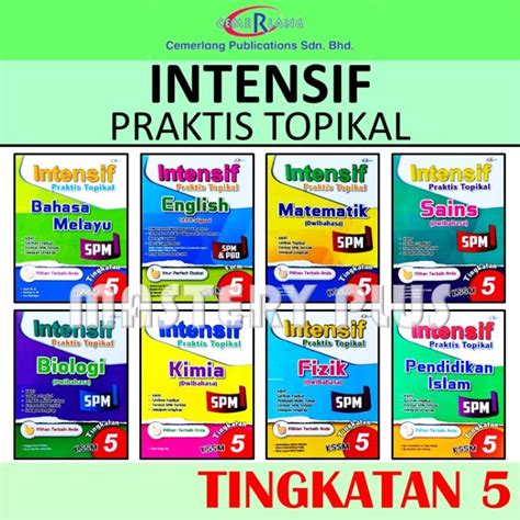 Intensif Praktis Topikal Tingkatan Kssm Masteri Praktis