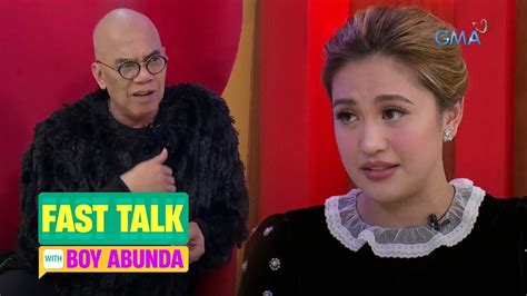 Fast Talk With Boy Abunda Can Julie Anne San Jose Live Without Rayver